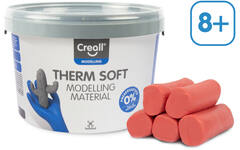 Klei Creall therm soft rood, 2 kg - vanaf 8 jaar