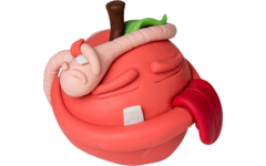 Klei Creall therm soft rood, 2 kg - vanaf 8 jaar