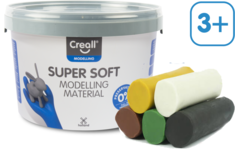 Klei Creall Super soft assorti Safari, 1750 gram