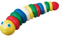 Klei Creall Super soft rood, 1750 gram