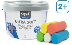 Klei Creall Ultra soft assorti 5 primaire kleuren, 1100 gram