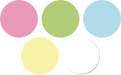 Klei Creall Ultra soft assorti 5 pastel kleuren, 1100 gram
