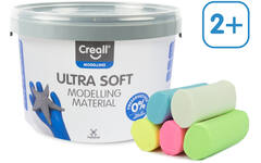 Klei Creall Ultra soft assorti 5 pastel kleuren, 1100 gram
