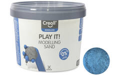 Modelleerzand Creall Play it! blauw, 750 g
