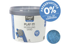 Modelleerzand Creall Play it! blauw, 750 g