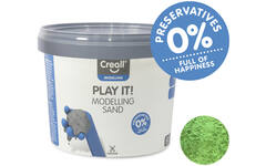 Modelleerzand Creall Play it! groen, 750 g