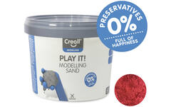 Modelleerzand Creall Play it! rood, 750 g