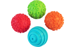 Patroonballen soft-grip, 4 stuks