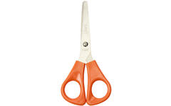 Kleuterschaartje 14 cm linkshandig oranje
