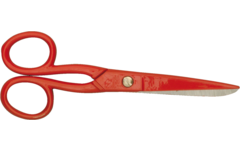 Schaar 13 cm rvs rood