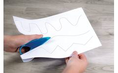 Schaar voor beginnende knipper blauw