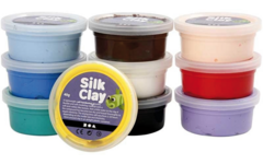 Klei silk clay assorti 10 x 40 gram