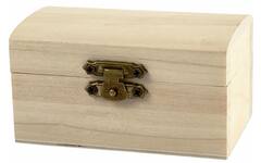 Schatkist hout 9 × 5,2 × 4,9 cm,  10 stuks
