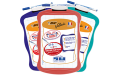 Whiteboard/wisbord BIC Velleda assorti 20 x 30 cm, 24 stuks
