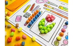 PlayMais® EDULINE MOSAIC 12.000 stuks, 6 doekjes en activiteitenboek