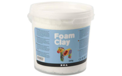 Klei foam clay, wit emmer 560 gram