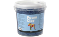 Klei foam clay, blauw emmer 560 gram