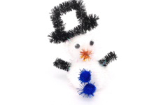 Chenilledraad/pompons glitterpakket assorti, 300 stuks