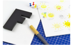 Foamboard A3 wit 5mm 2 zijdig mat papier, 10 stuks