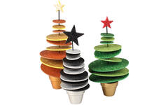 Foam knutselvellen A4 glitter assorti, 10 vel