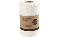 Macramé Koord Naturel 198 meter, 2 mm