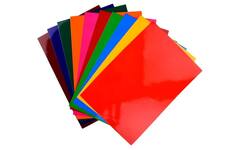 Raamfolie 23 x 33 cm, 10 kleuren 20 vel