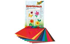 Raamfolie 23 x 33 cm, 10 kleuren 20 vel