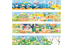 PlayMais® Classic muur landschappen