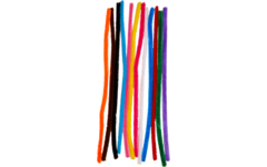 Chenilledraad 30 cm x 9 mm assorti, 480 stuks