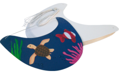 Zonneklep karton wit, met elastiek 12 x 25 cm, 25 stuks