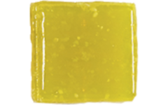 Glasmozaïek geel vierkant 1 x 1 cm, 300 stuks