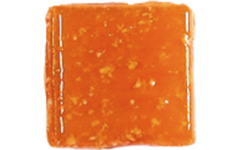 Glasmozaïek terra vierkant 1 x 1 cm, 300 stuks