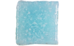 Glasmozaïek lichtblauw vierkant 1 x 1 cm, 300 stuks