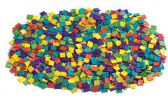 Spaanmozaïek gekleurd 1,3 x 1,3 cm
