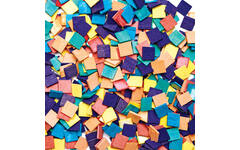 Spaanmozaïek gekleurd 1,3 x 1,3 cm