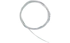Draad met nylon coat laag zilverkleur ø 0,4 mm, 2 mtr