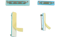 Brochespeld zelfklevend 25 mm, 24 stuks