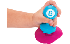 Letterstempels voor klei,  set van 26 stuks