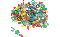 Kokosnoot diverse vormen assorti, 250 gram