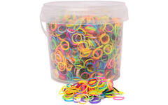 Loom bandjes assorti, 5000 stuks