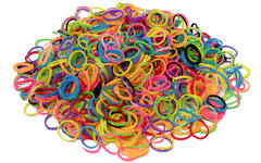 Loom bandjes assorti, 5000 stuks