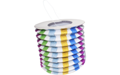 Tape glitter assorti 15mm x 10 meter, 6 stuks