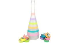 Tape regenboog assorti 15mm x 10 meter, 10 stuks
