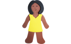 Foam wereldfamilie tussen de 2 en 14 cm, 237 stuks