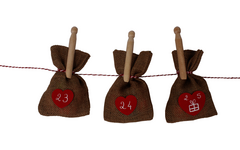 Retro houten wasknijpers 11 cm, 6 stuks