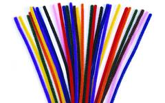 Chenilledraad 30 cm x 12 mm, 100 stuks