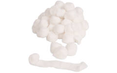 Katoenbolletjes wit, 100 stuks