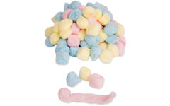 Katoenbolletjes assorti, 100 stuks