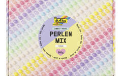 Crea-box kralen 9 mm pastel assortie, 500 gram