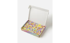 Crea-box kralen 9 mm pastel assortie, 500 gram